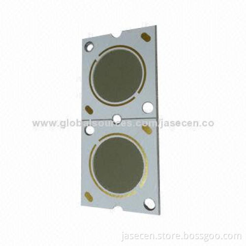Mirror aluminum PCB with super-white solder mask